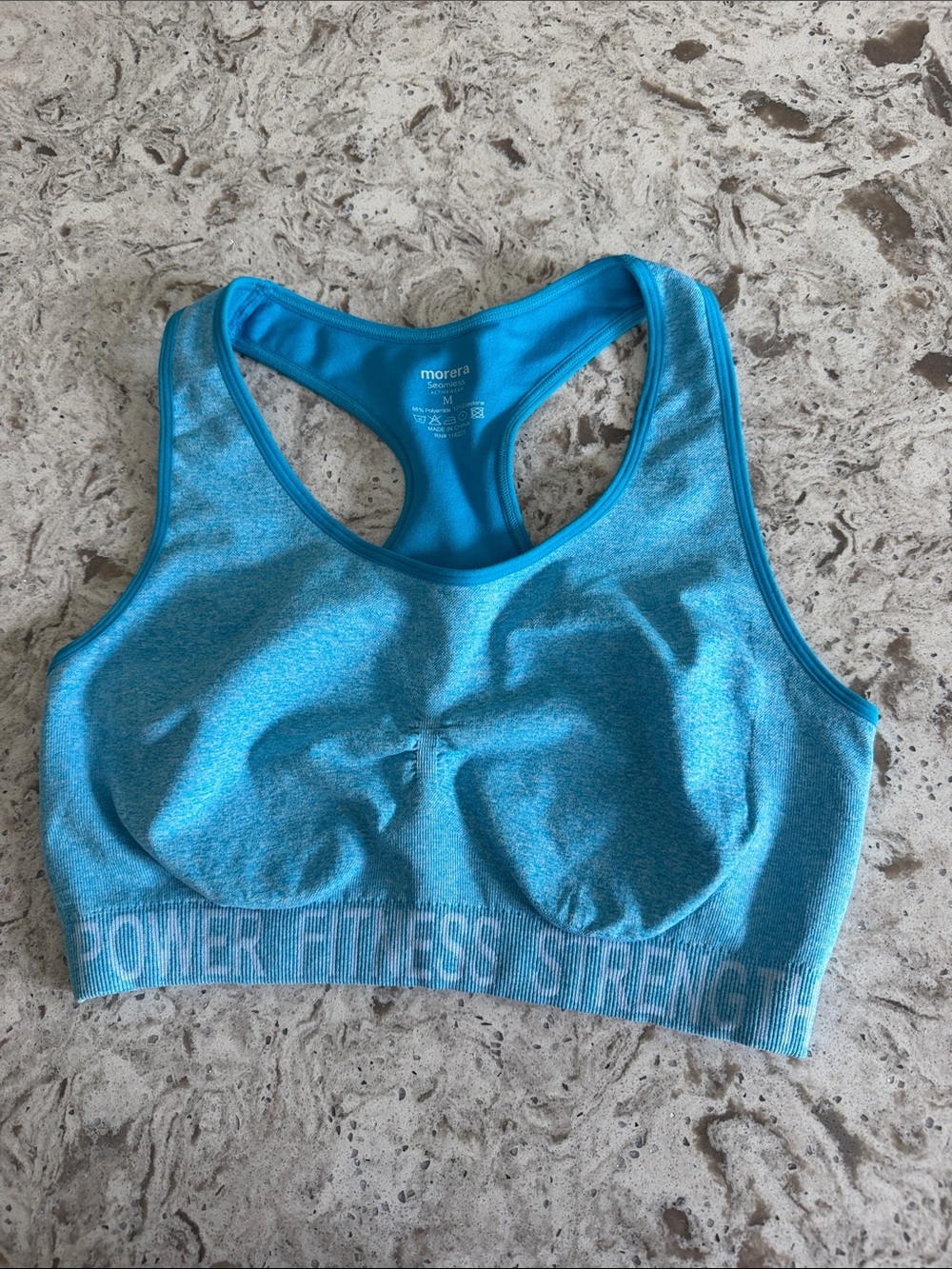 Morera Teal Racerback Sports Bra - Teal